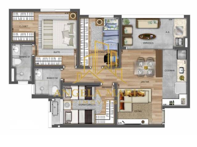 Apartamento para Venda em São José dos Campos - 3