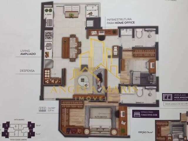 #AP2343 - Apartamento para Venda em São José dos Campos - SP - 3