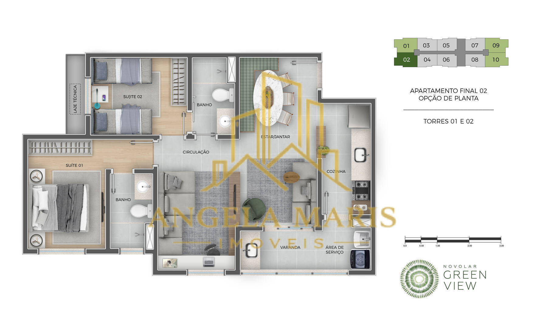Apartamento, 2 quartos, 54 m² - Foto 36