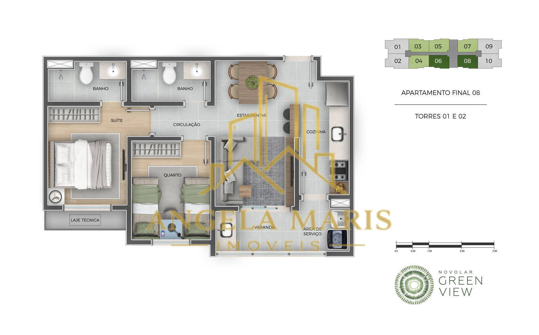 Apartamento, 2 quartos, 54 m² - Foto 38