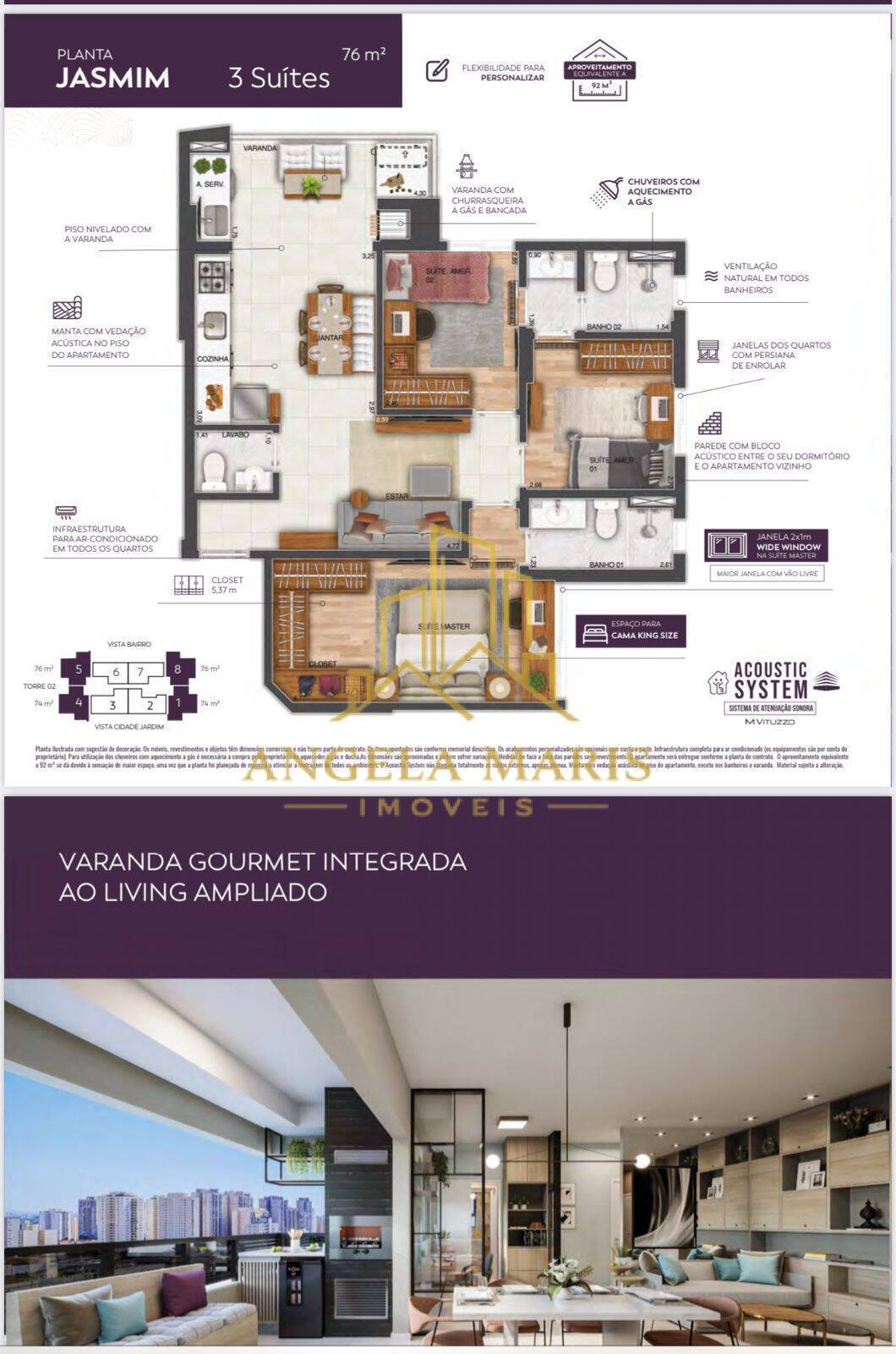 Apartamento, 2 quartos, 76 m² - Foto 19