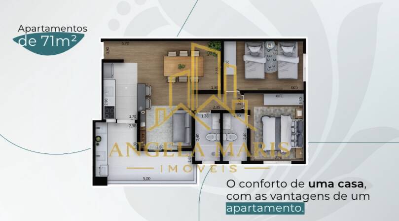 Apartamento, 2 quartos, 71 m² - Foto 7