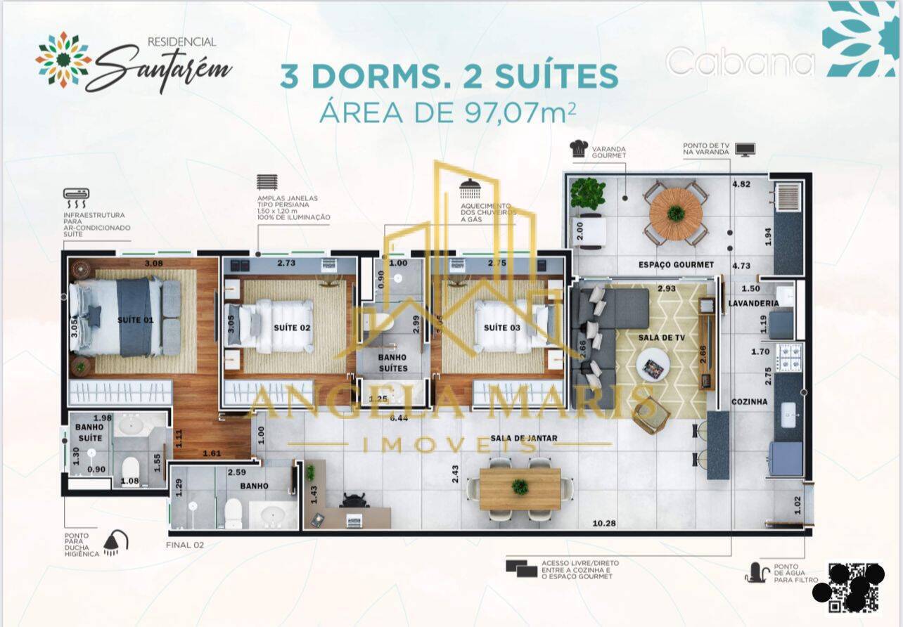Apartamento, 3 quartos, 98 m² - Foto 4