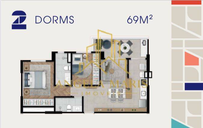 Apartamento, 2 quartos, 69 m² - Foto 4