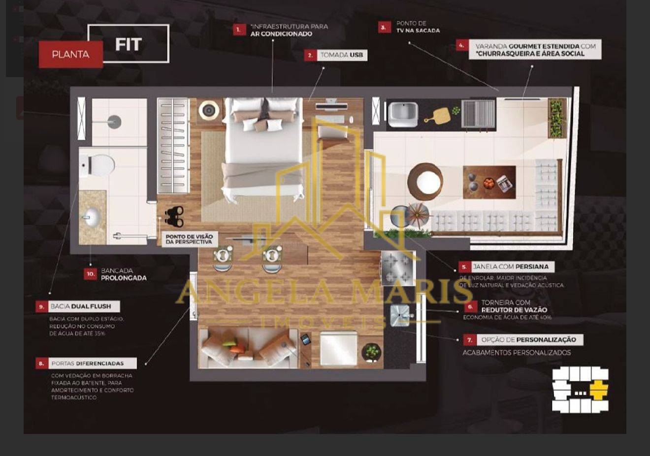 Apartamento, 1 quarto, 40 m² - Foto 1