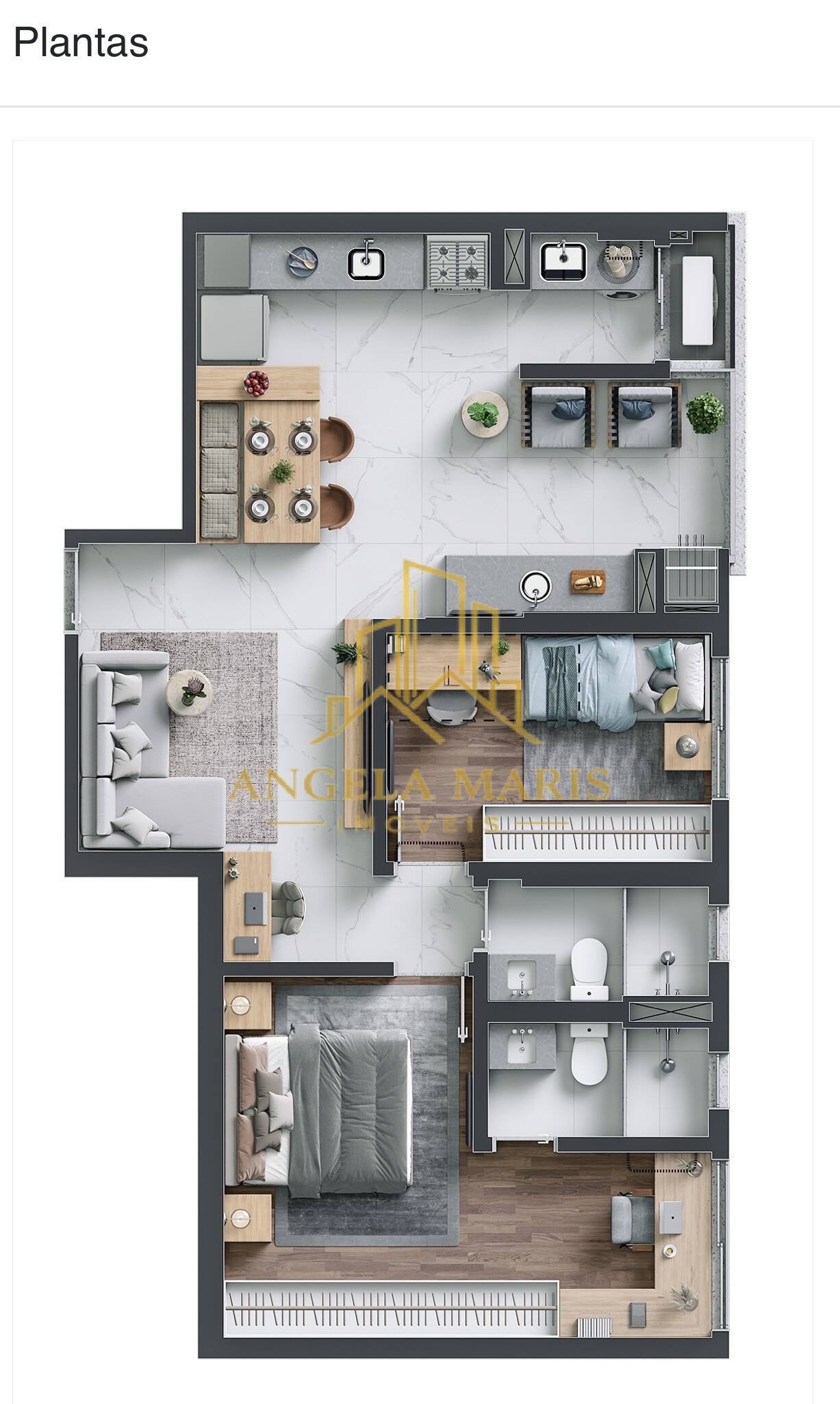 Apartamento, 2 quartos, 71 m² - Foto 3