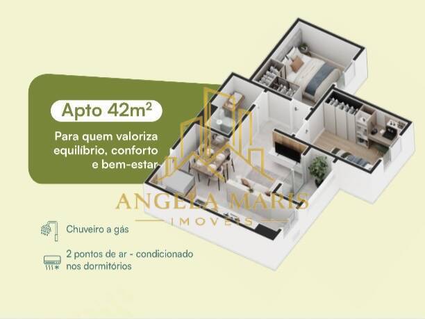 Apartamento, 2 quartos, 42 m² - Foto 8